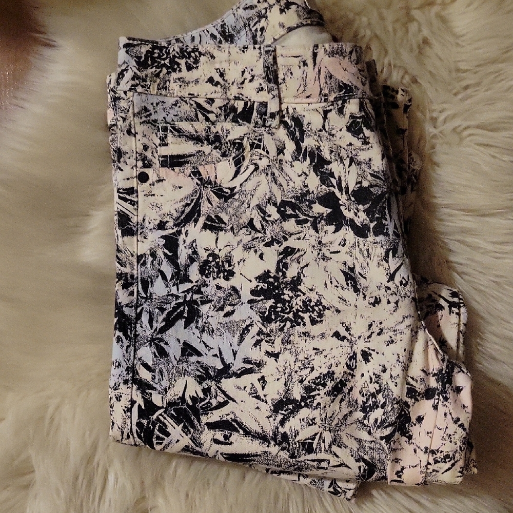 COOKIE JOHNSON Floral Print Women Jeans - Picture 3 of 7